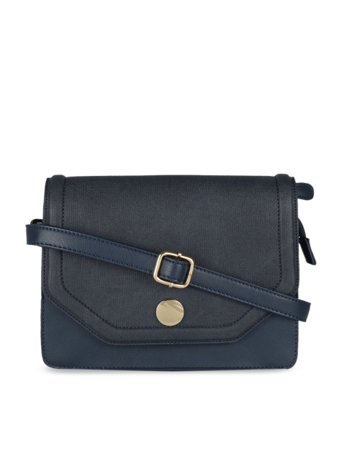 

Lavie Navy Blue Solid Sling Bag