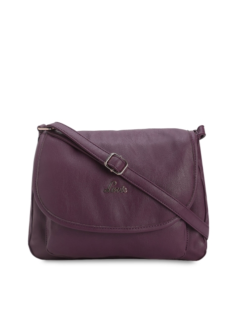 

Lavie Purple Solid Sling Bag