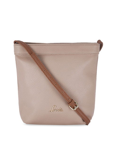 

Lavie Peach-Coloured Solid Sling Bag