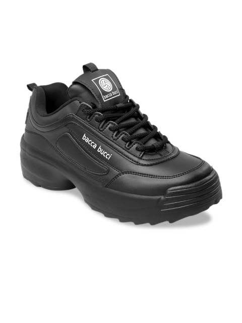 

bacca bucci Women Black Solid Sneakers