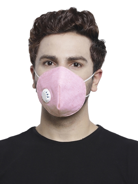 

LUXURAZI Unisex Pink 5Ply Protective Fashion Mask