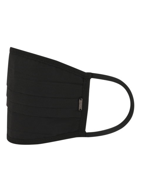 

Kazo Adults Black Solid 2 Ply Reusable Face Mask