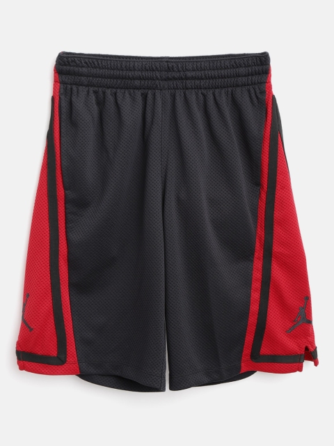 

Jordan Boys Black & Red Franchise Colourblocked Sports Shorts