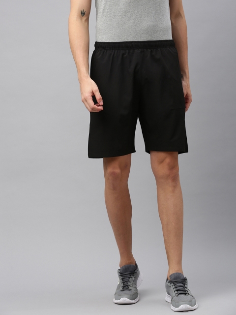 

Azani Men Black Solid Regular Fit Sports Shorts