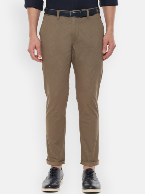 

Louis Philippe Sport Men Khaki Regular Fit Self Design Regular Trousers