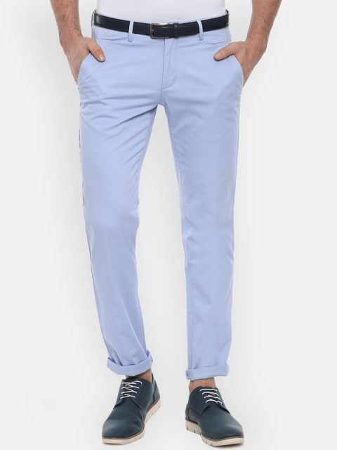 

Louis Philippe Sport Men Blue Slim Fit Solid Regular Trousers