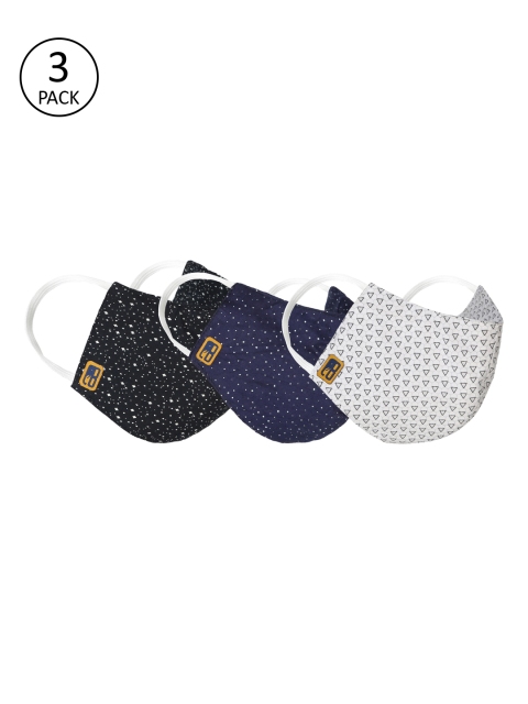 

Balista Unisex Pack Of 3 4-Ply Reusable Cloth Masks, Assorted