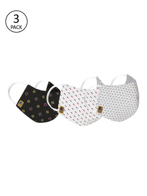

Balista Unisex Assorted Pack Of 3 Reusable 4-Ply Cloth Mask