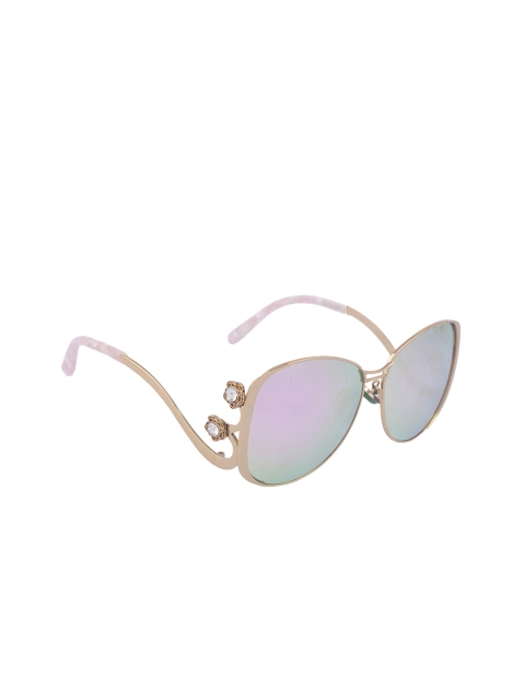 

MARC LOUIS Women Butterfly Sunglasses, Purple