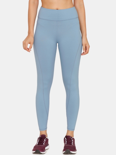 

Zelocity by Zivame Women Blue Solid Tights