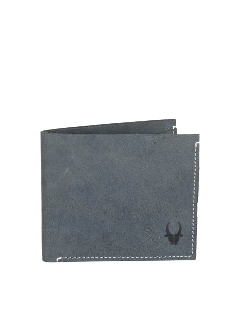 

WildHorn Unisex Grey Genuine Leather Wallet