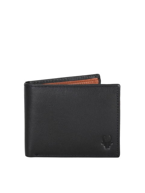 

WildHorn Unisex Black Genuine Leather Wallet