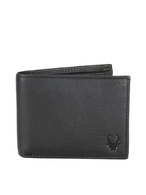 

WildHorn Men Back Genuine Leather Wallet, Black
