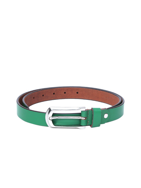 

WildHorn Women Green Leather Belt