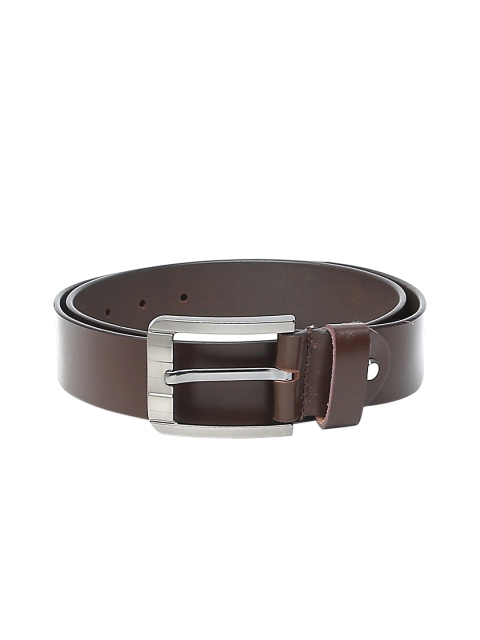 

WildHorn Men Coffee Brown Solid Leather Belt