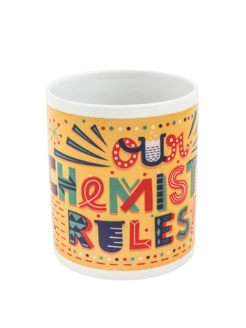

Chumbak Yellow & Red Printed Chemical Romance Coffee Mug