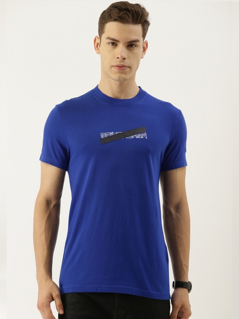 

Being Human Men Navy Blue Printed Round Neck T-shirt