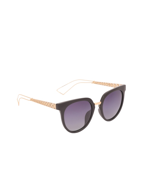 

MARC LOUIS Women Purple & Gold Wayfarer Sunglasses