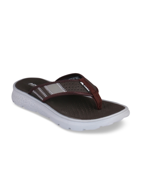 

Adda Men Brown & Grey Colourblocked Thong Flip-Flops