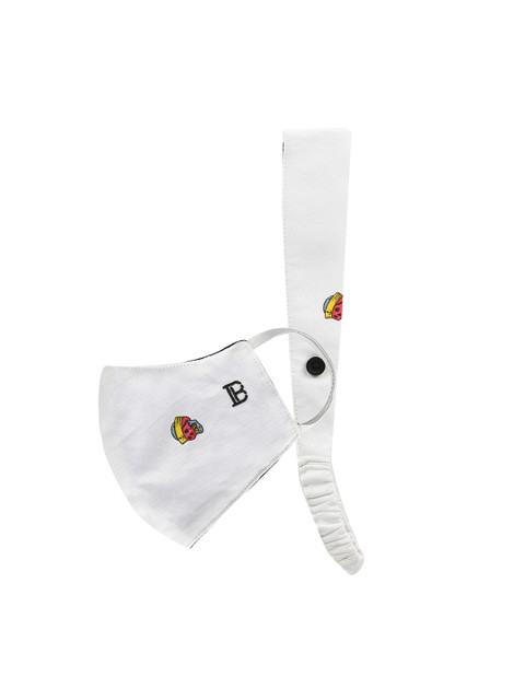 

Bene Kleed Girl White 3-Ply Reusable Protective Outdoor Mask With Hairband