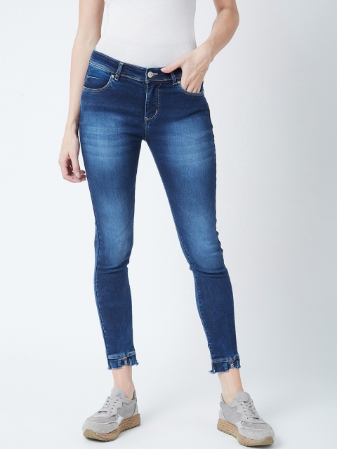 

Devis Women Blue Skinny Fit Mid-Rise Clean Look Stretchable Jeans