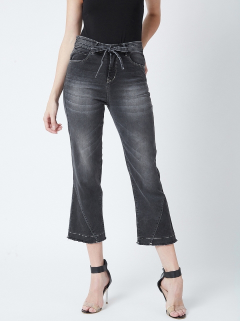 

Devis Women Grey Flared Mid-Rise Clean Look Stretchable Jeans