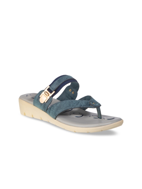 

Khadims Women Blue Solid Heels