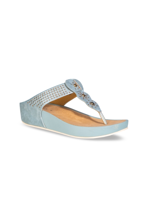 

Khadims Women Grey Embellished Wedges