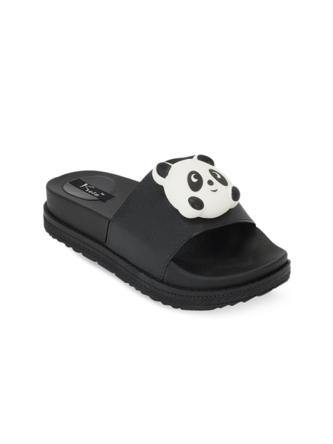 

Kielz Women Black & White Panda Design Sliders