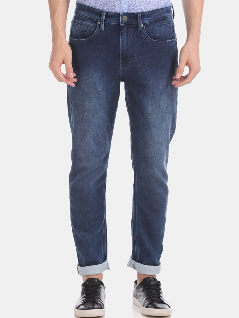 

AD By Arvind Men Blue Slim Fit Mid-Rise Clean Look Jeans