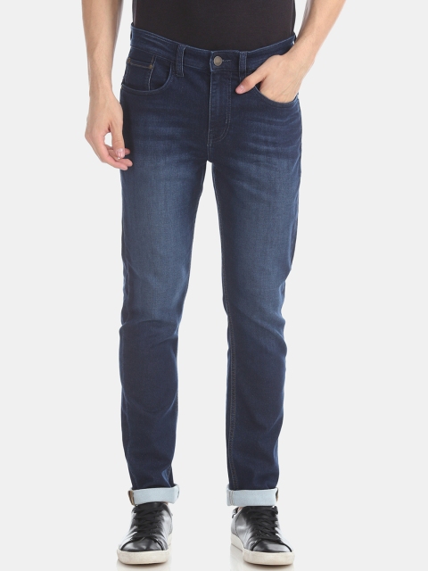 

AD By Arvind Men Blue Slim Fit Mid-Rise Clean Look Jeans