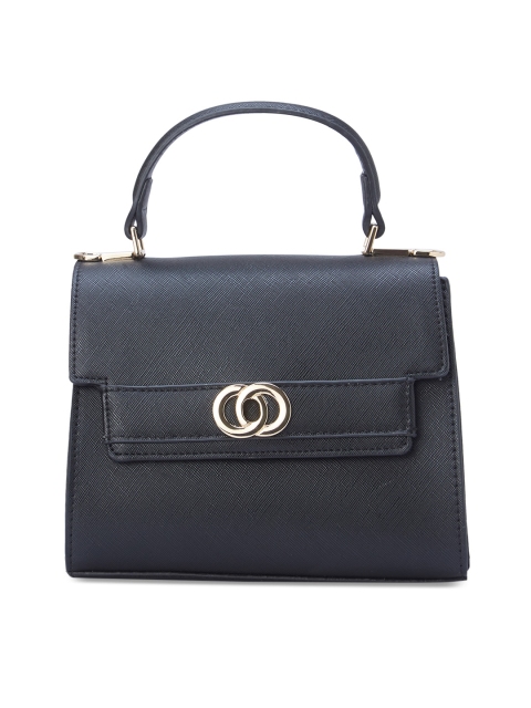 

ALDO Black Solid Handheld Bag