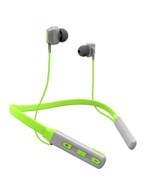 

TAGG Unisex Green & Grey Impulse Wireless NeckBand Headphones