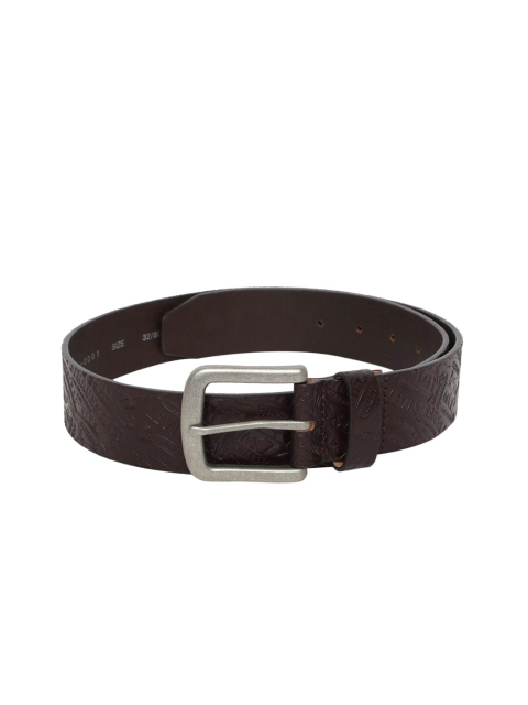 

Levis Men Brown Textured Leather Belt