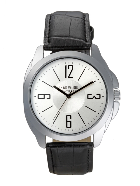 

Teakwood Leathers Men White Analogue Watch WTH_A_58_AB