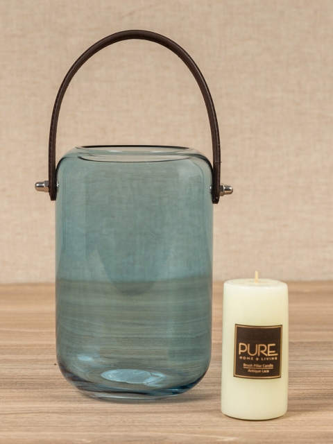 

Pure Home and Living Green Solid Bedside Table Top Lantern