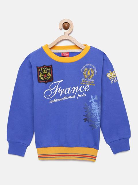 

Actuel Boys Blue Printed Sweatshirt