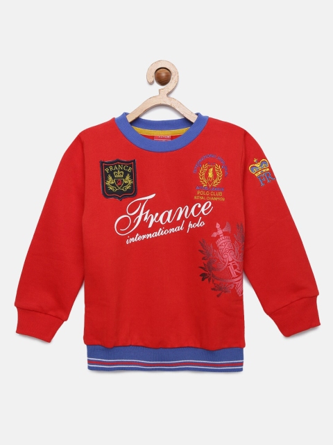 

Actuel Boys Red Printed Sweatshirt