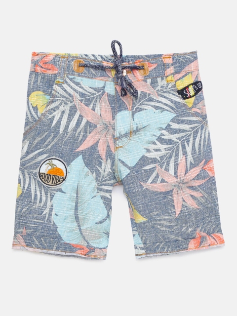 

Actuel Boys Multicoloured Printed Regular Fit Shorts, Multi