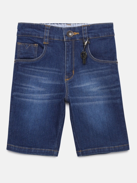 

Actuel Boys Blue Washed Regular Fit Denim Shorts