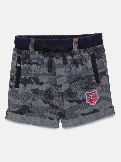 

Actuel Boys Blue Self Design Regular Fit Shorts