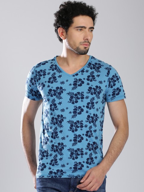 

Breakbounce Blue Printed T-shirt