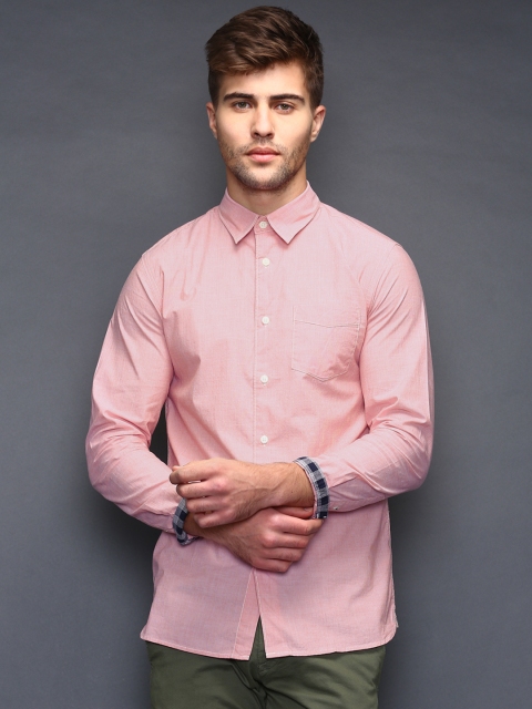 

SELECTED Pink Slim Fit Casual Shirt