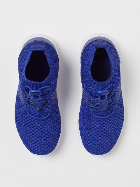 

H&M Boys Blue Woven Design Fully-Fashioned Trainers