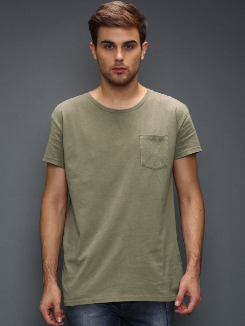 

SELECTED Olive Green T-shirt