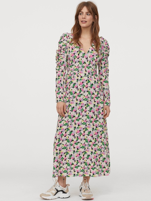 

H&M Women Multicoloured Lyocell-Blend Dress, Multi