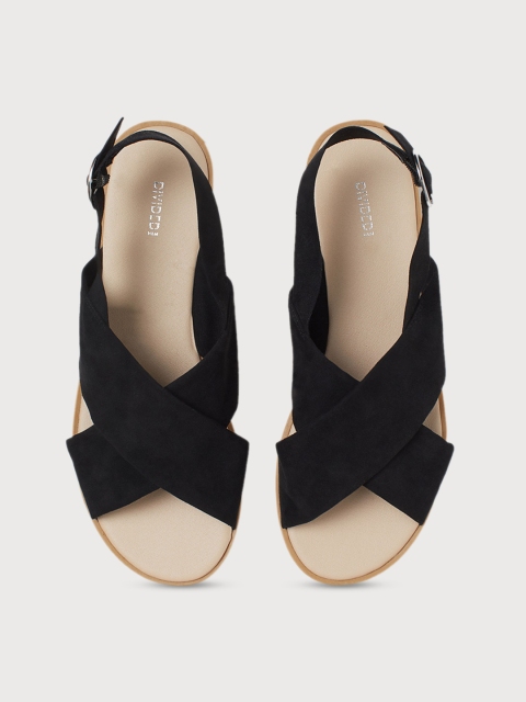 

H&M Women Black Solid Sandals