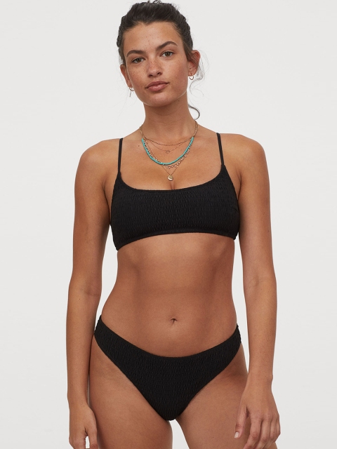 

H&M Women Black Brazilian bikini bottoms
