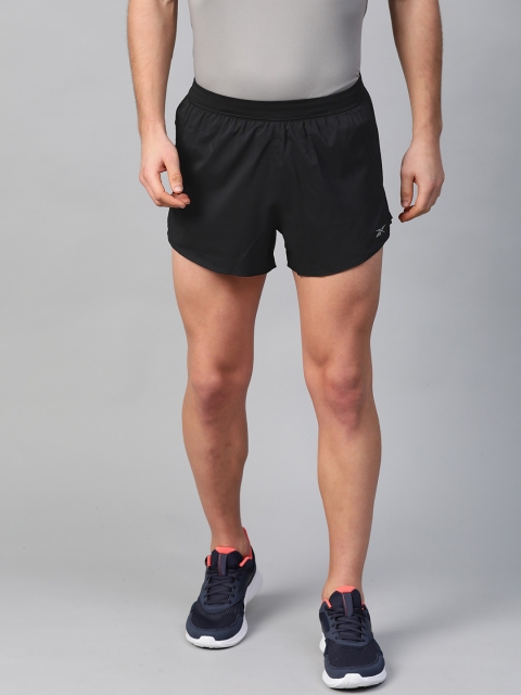 

Reebok Men Solid Run Essentials 3-Inch Shorts, Black