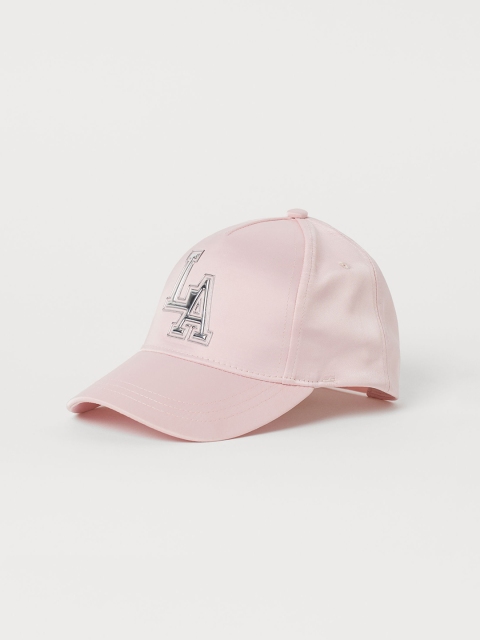 

H&M Girls Pink Printed Cotton Cap